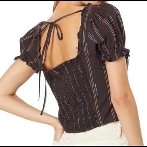 NWT Free People Serotonin Corset Style Top - Picture 5 of 11